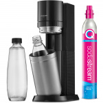 SodaStream Kolsyremaskin DUO Black inkl. 1x Glasflaska & 1x Plastflaska