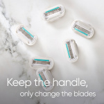 Gillette Venus Rakblad Extra Smooth Sensitive 7st