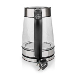 Nedis SmartLife Elkedel | Wi-Fi | 1.7 l | Glas | 40,60,70,80,90,100 °C | Temperaturindikator | Drejelig 360 grader | Skjult varmeelement | Strix®-controller | Beskyttelse mod kogetørring | Android™ / IOS Nedis SmartLife Elkedel | Wi-Fi | 1.7 l | Glas | 40,60,70,80,90,100 °C | Temperaturindikator | Drejelig 360 grader | Skjult varmeelement | Strix®-controller | Beskyttelse mod kogetørring | Android™ / IOS