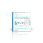 Nedis SmartLife Røgalarm | Wi-Fi | Batteri | Sensorlevetid: 10 År | EN 14604 | Maks. batteritid: 24 Måned | 85 dB | Hvid | 1 stk
