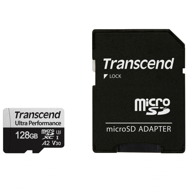 Transcend microSDXC 340S 128GB U3 A2 V30 (R160/W125) Transcend microSDXC 340S 128GB U3 A2 V30 (R160/W125)