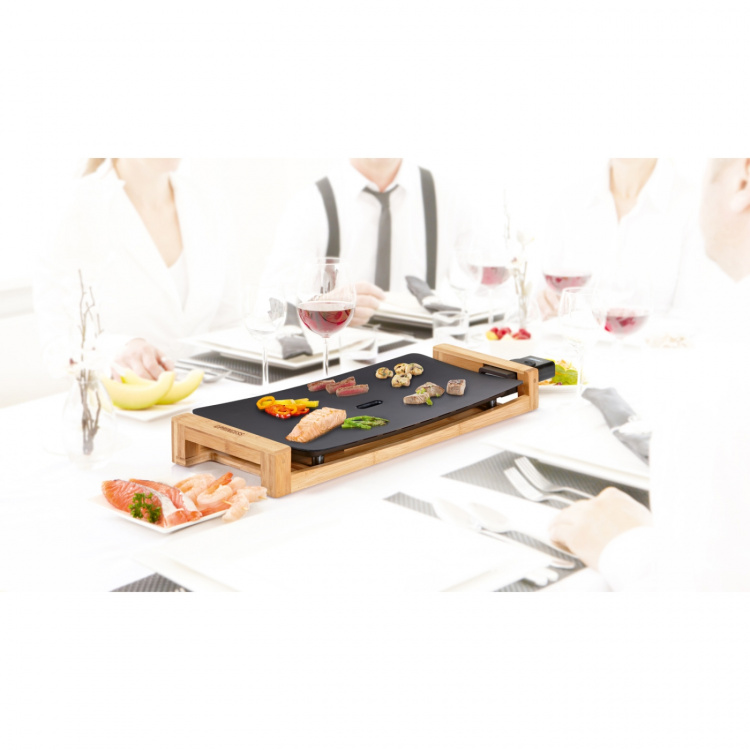 Princess Bordsgrill Table Chef Pure Black Bamboo 50X25 Princess Bordsgrill Table Chef Pure Black Bamboo 50X25