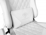 Deltaco Gaming RGB Gamingstol, Vit Deltaco Gaming RGB Gamingstol, Vit