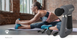 Nedis Sportsmassage Pistol | Batteri | N/A | Opladningsbar | 6 massage typer | USB Kabel | Grå