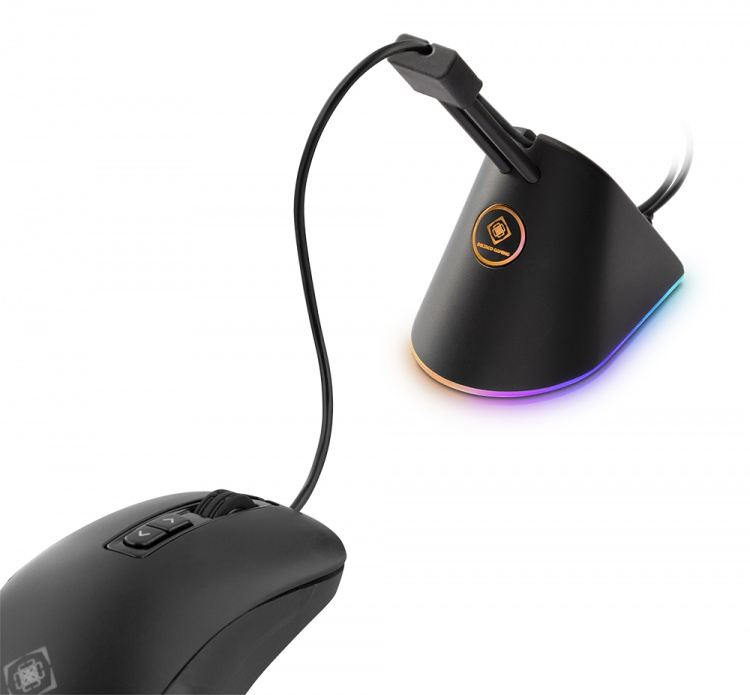 DELTACO GAMING RGB Mouse Bungee, svart DELTACO GAMING RGB Mouse Bungee, svart