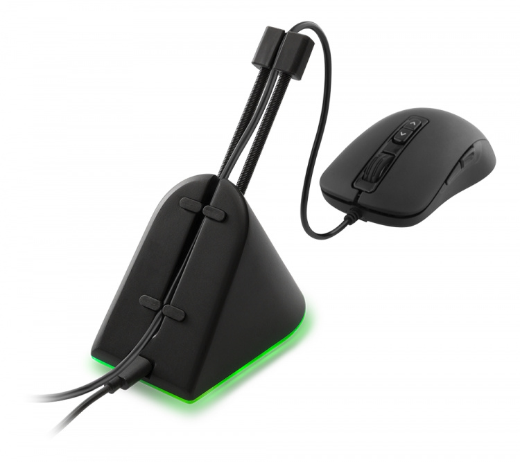 DELTACO GAMING RGB Mouse Bungee, svart DELTACO GAMING RGB Mouse Bungee, svart