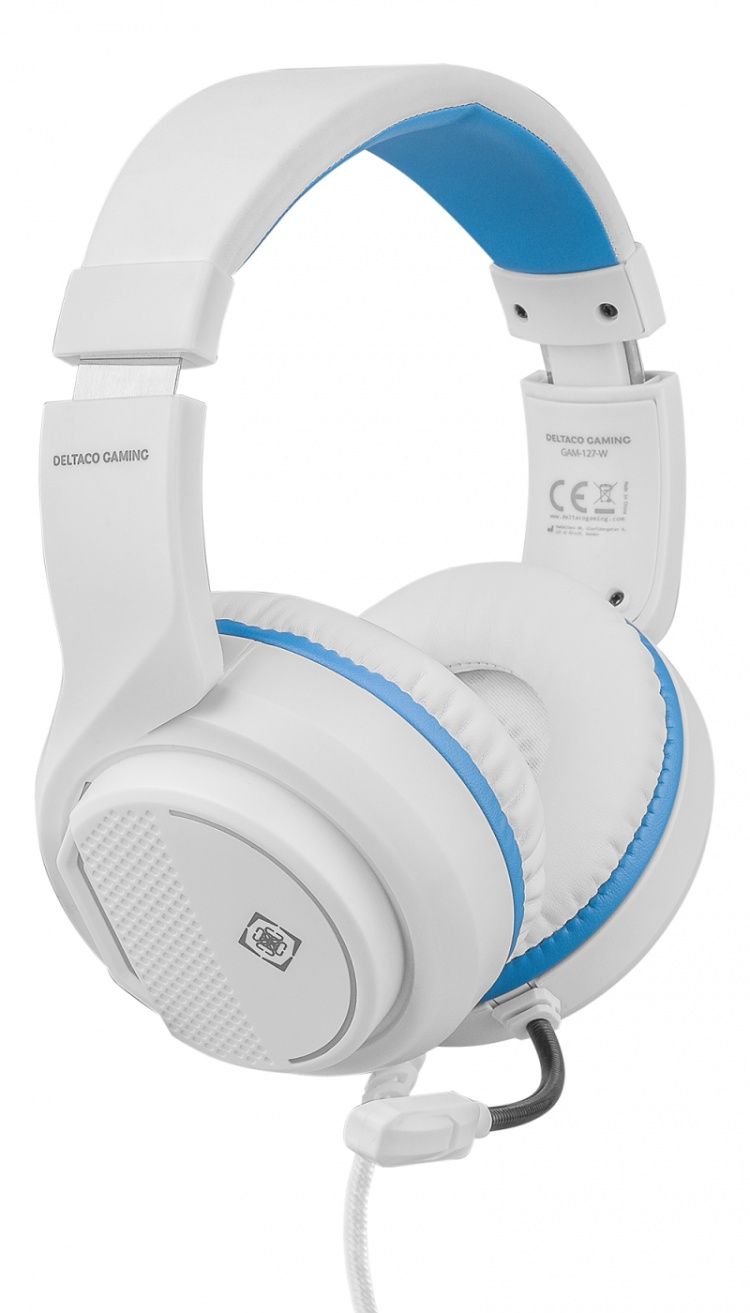 DELTACO GAMING Stereo Gaming Headset for PS5, 1x 3.5mm connector,white DELTACO GAMING Stereo Gaming Headset for PS5, 1x 3.5mm connector,white