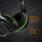 DELTACO GAMING GAM-128 Kabling Headset Sort Grøn