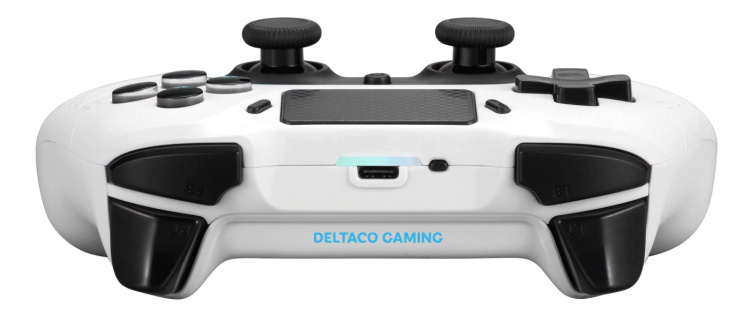 deLTACO GAMING Playstation 4 bluetooth controller, white