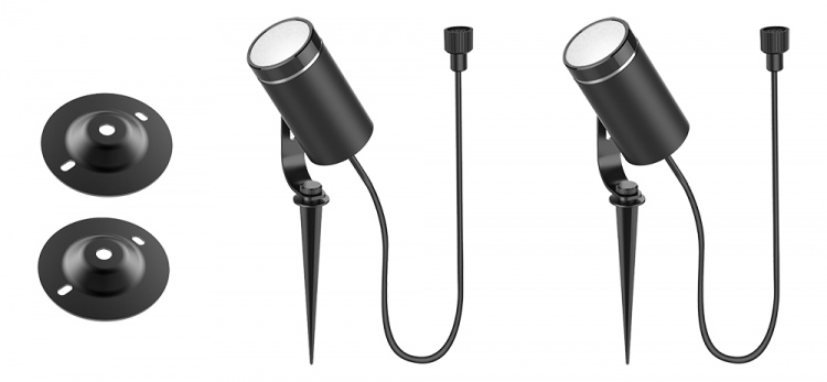 DELTACO SMART HOME Smart RGB-havelampe, sort