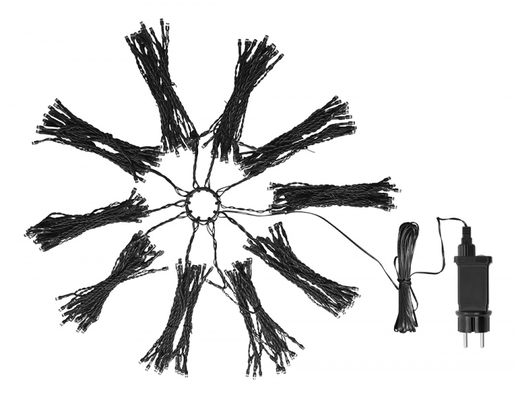 Deltaco Smart home WiFi Tree light,270L,10 strings,RGB,adapter