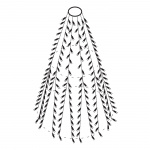 Deltaco Smart home WiFi Tree light,270L,10 strings,RGB,adapter