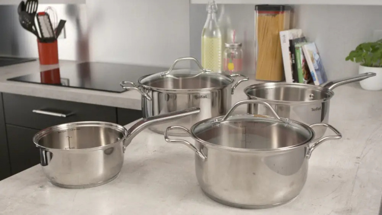 Tefal Cook eat Set 7 delar rostfritt