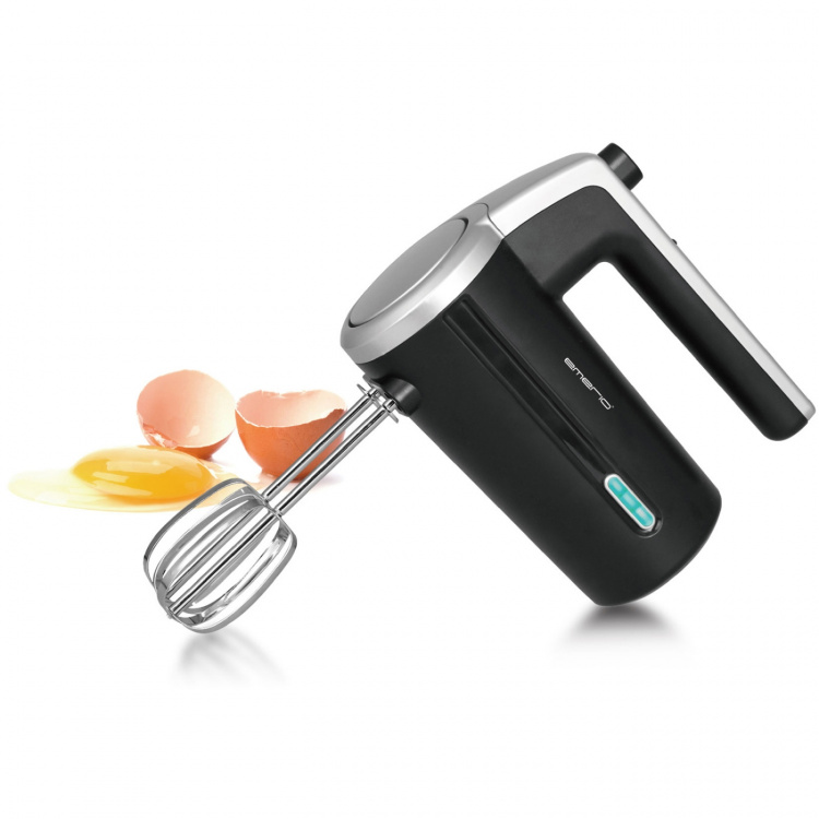 Emerio Elektrisk piskeris, genopladeligt, sort