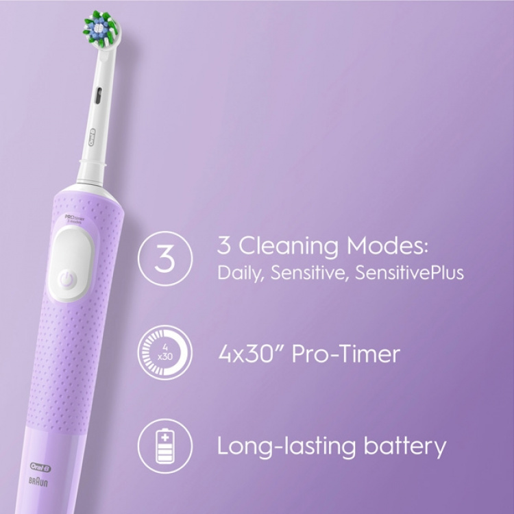 Oral B Eltandborste Vitality Pro Lila