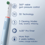 Oral B Pro3 3200S Blue Sensi elektrisk tandbørste Oral B Pro3 3200S Blue Sensi elektrisk tandbørste