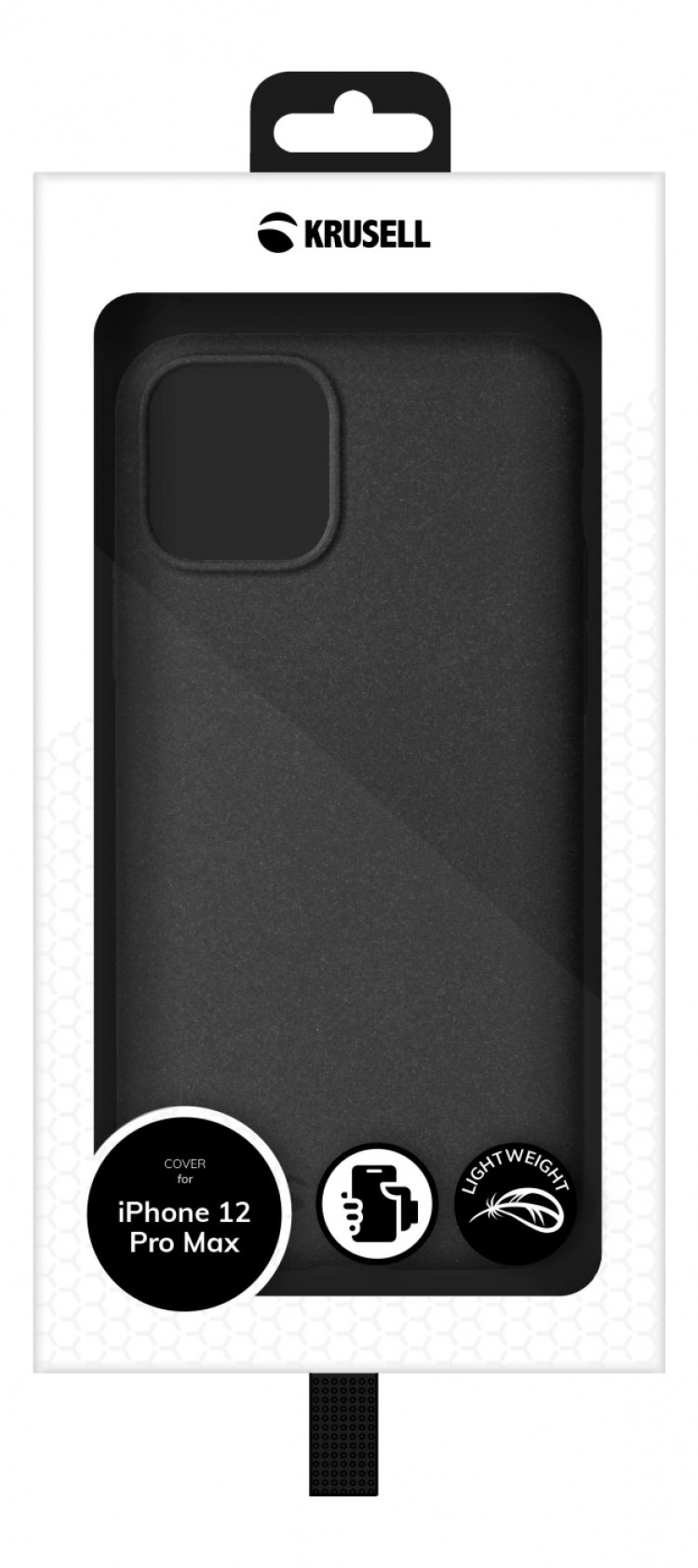 iPhone 12 Pro Max SandCover, sort