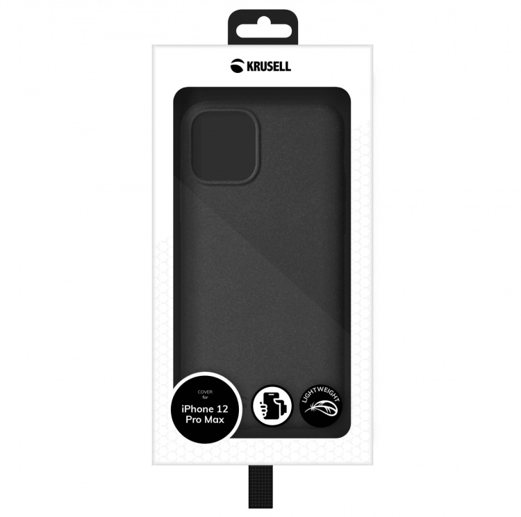 iPhone 12 Pro Max SandCover, sort