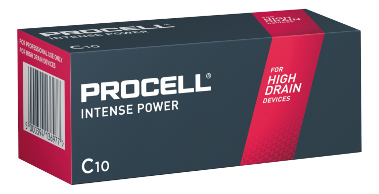 Procell Alkaline Intense C, 1,5v 5 x 10ct Retail