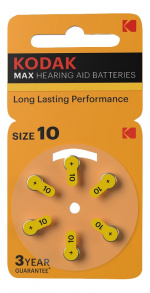 Kodak hearing aid P10 battery (6 pack)
