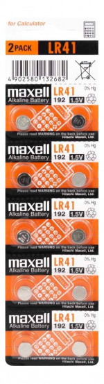 Maxell LR41 10-pack