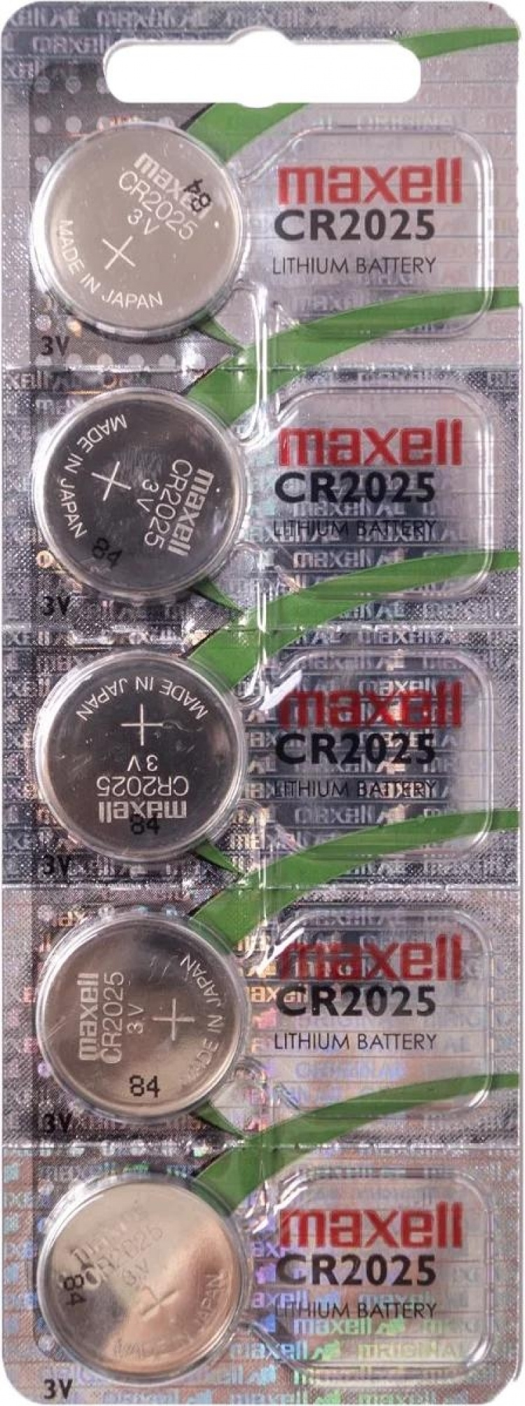 Maxell Lithium CR2025 5P