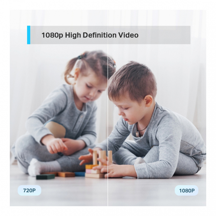 Pan/Tilt Home Security Wi-Fi Camera, High Definition Video: Capture ev