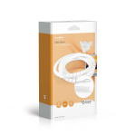 Nedis Kabel Management | Spiral ærme | 1 stk. | Maksimal tykkelse på kabel: 16 mm | PE | Hvid