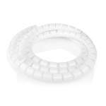 Nedis Kabel Management | Spiral ærme | 1 stk. | Maksimal tykkelse på kabel: 28 mm | PE | Hvid
