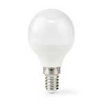 Nedis LED Pære E14 | G45 | 4.9 W | 470 lm | 2700 K | Varm Hvid | Frosted | 1 stk