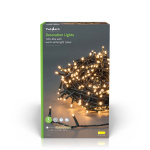 Nedis Julebelysning | Snor | 720 LED\'s | Varm Hvid | 54.00 m | Lyseffekter: 7 | Indendørs eller udendørs | Strømforsyning