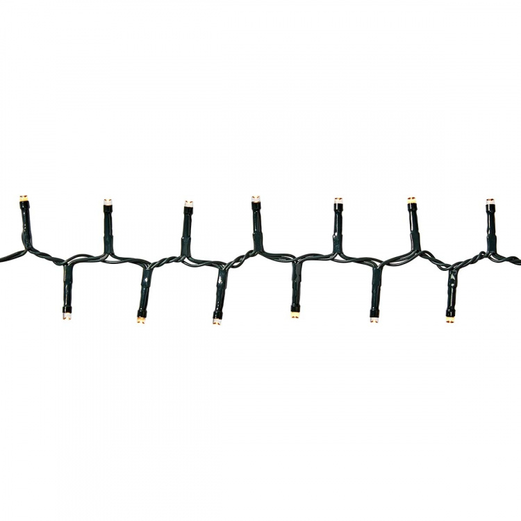 Nedis Julebelysning | Kompakt klynge | 400 LED\'s | Varm Hvid | 8.00 m | Lyseffekter: 7 | Indendørs eller udendørs | Strømforsyning