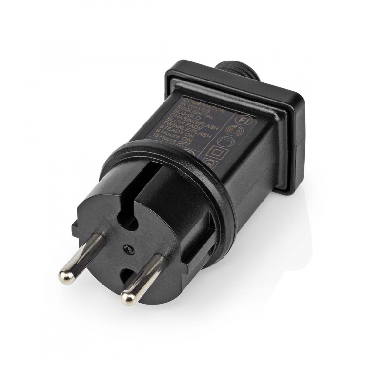 Nedis Julebelysning | Kompakt klynge | 1800 LED\'s | Varm Hvid | 36.00 m | Lyseffekter: 7 | Indendørs eller udendørs | Strømforsyning