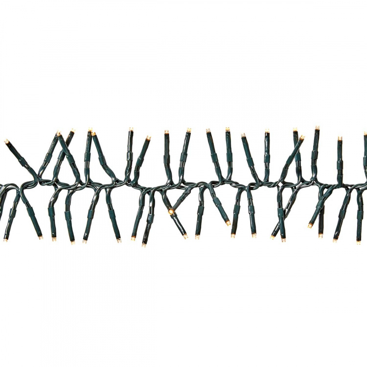 Nedis Julebelysning | Klynge | 576 LED\'s | Varm Hvid | 4.20 m | Lyseffekter: 7 | Indendørs eller udendørs | Strømforsyning