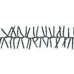 Nedis Julebelysning | Klynge | 768 LED\'s | Varm Hvid | 5.60 m | Lyseffekter: 7 | Indendørs eller udendørs | Strømforsyning