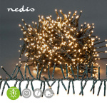 Nedis Julebelysning | Klynge | 768 LED\'s | Varm Hvid | 5.60 m | Lyseffekter: 7 | Indendørs eller udendørs | Strømforsyning