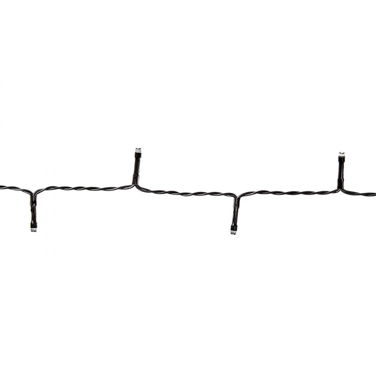 Nedis Julebelysning | Snor | 48 LED\'s | Varm Hvid | 3.60 m | Lyseffekter: 7 | Indendørs eller udendørs | Batteri