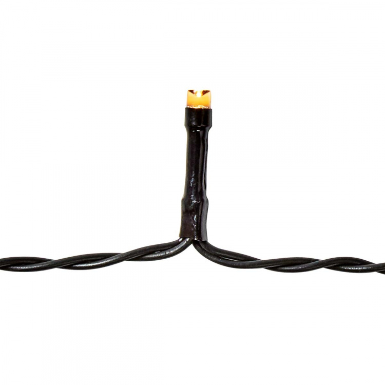 Nedis Julebelysning | Snor | 192 LED\'s | Varm Hvid | 14.40 m | Lyseffekter: 7 | Indendørs eller udendørs | Batteri