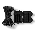 Nedis Julebelysning | Snor | 192 LED\'s | Varm Hvid | 14.40 m | Lyseffekter: 7 | Indendørs eller udendørs | Batteri