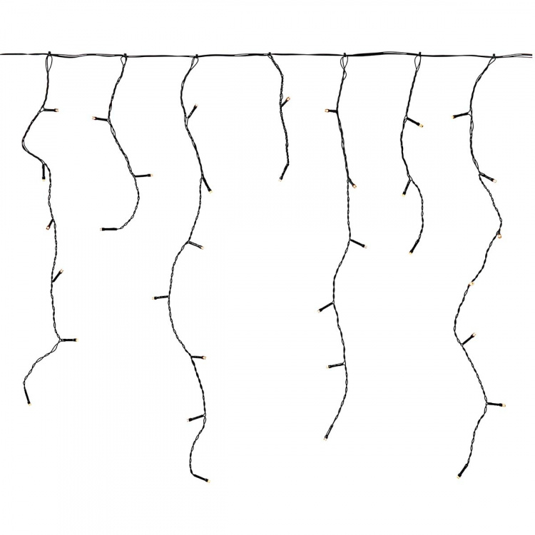 Nedis Dekorative Istagelys | 360 LED\'s | Varm Hvid | 9.00 m | Lyseffekter: 7 | Strømforsyning