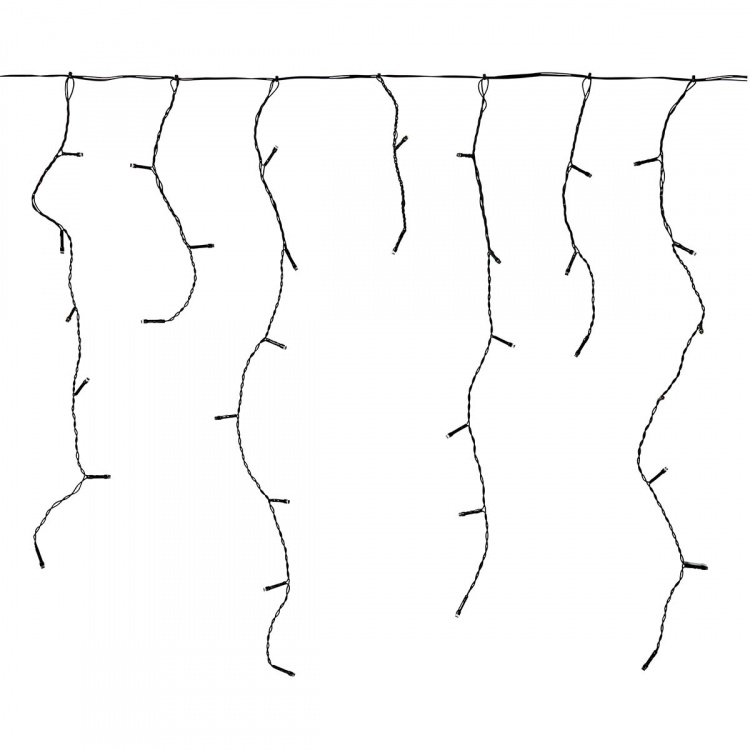 Nedis Dekorative Istagelys | 360 LED\'s | Varm Hvid | 9.00 m | Lyseffekter: 7 | Strømforsyning