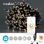 Nedis SmartLife jluelys | Snor | Wi-Fi | Varm Hvid | 400 LED\'s | 20.0 m | Android™ / IOS Nedis SmartLife jluelys | Snor | Wi-Fi | Varm Hvid | 400 LED\'s | 20.0 m | Android™ / IOS