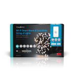 Nedis SmartLife jluelys | Snor | Wi-Fi | Varm til kølig hvid | 100 LED\'s | 10.0 m | Android™ / IOS Nedis SmartLife jluelys | Snor | Wi-Fi | Varm til kølig hvid | 100 LED\'s | 10.0 m | Android™ / IOS