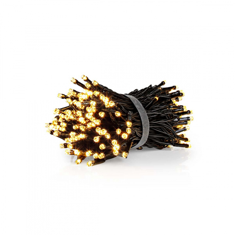 Nedis SmartLife jluelys | Snor | Wi-Fi | Varm til kølig hvid | 200 LED\'s | 20.0 m | Android™ / IOS