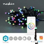 Nedis SmartLife jluelys | Snor | Wi-Fi | RGB | 42 LED\'s | 5.00 m | Android™ / IOS Nedis SmartLife jluelys | Snor | Wi-Fi | RGB | 42 LED\'s | 5.00 m | Android™ / IOS