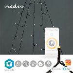 Nedis SmartLife jluelys | Træ | Wi-Fi | Varm Hvid | 200 LED\'s | 20.0 m | 5 x 4 m | Android™ / IOS