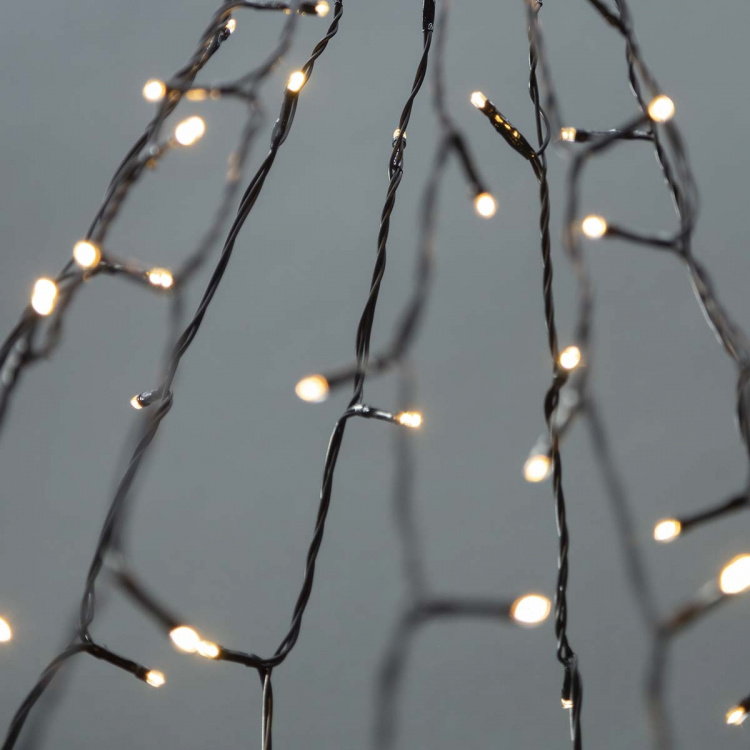 Nedis SmartLife jluelys | Træ | Wi-Fi | Varm Hvid | 200 LED\'s | 20.0 m | 5 x 4 m | Android™ / IOS