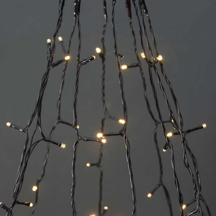 Nedis SmartLife jluelys | Træ | Wi-Fi | Varm til kølig hvid | 200 LED\'s | 20.0 m | 10 x 2 m | Android™ / IOS