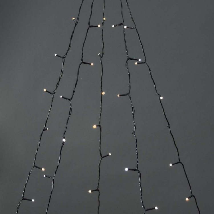 Nedis SmartLife jluelys | Træ | Wi-Fi | Varm til kølig hvid | 200 LED\'s | 20.0 m | 5 x 4 m | Android™ / IOS