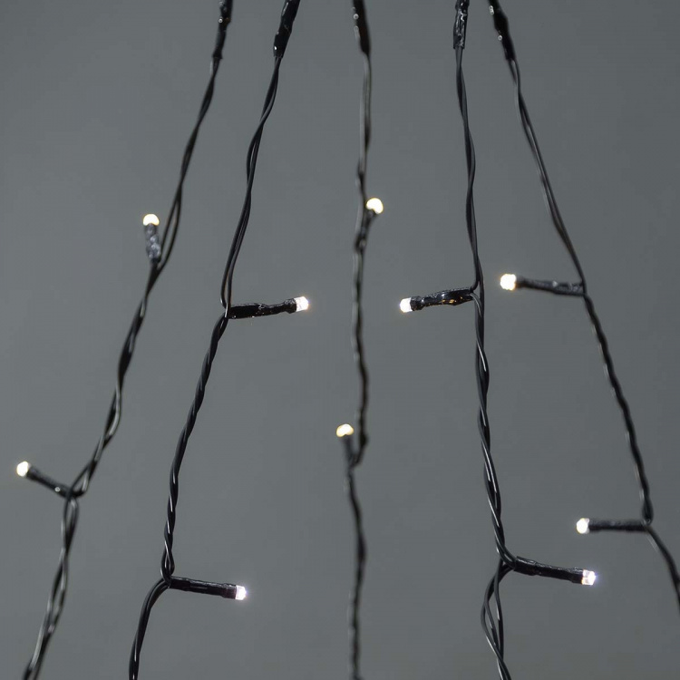 Nedis SmartLife jluelys | Træ | Wi-Fi | Varm til kølig hvid | 200 LED\'s | 20.0 m | 5 x 4 m | Android™ / IOS